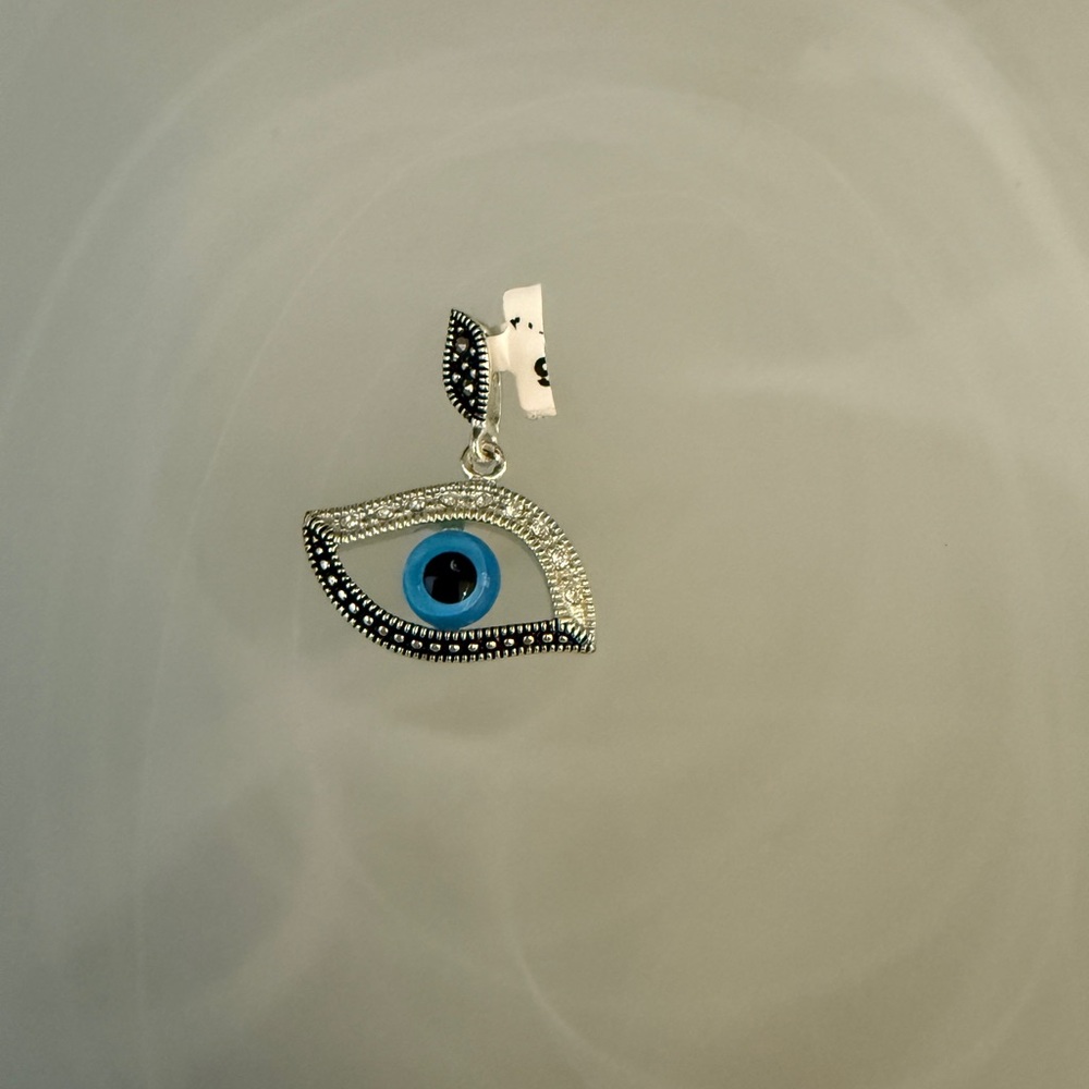 Silver Evil Eye Pendant